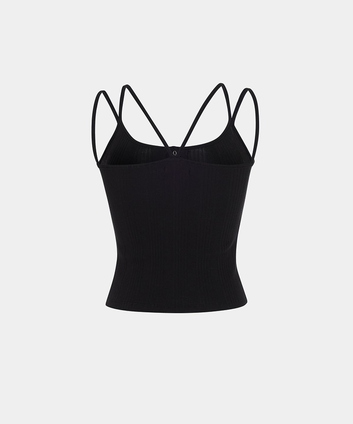 루펀(LOOFUN) Cross Ribbed Sleeveless / 크로스 리브 슬리브리스 [Black]