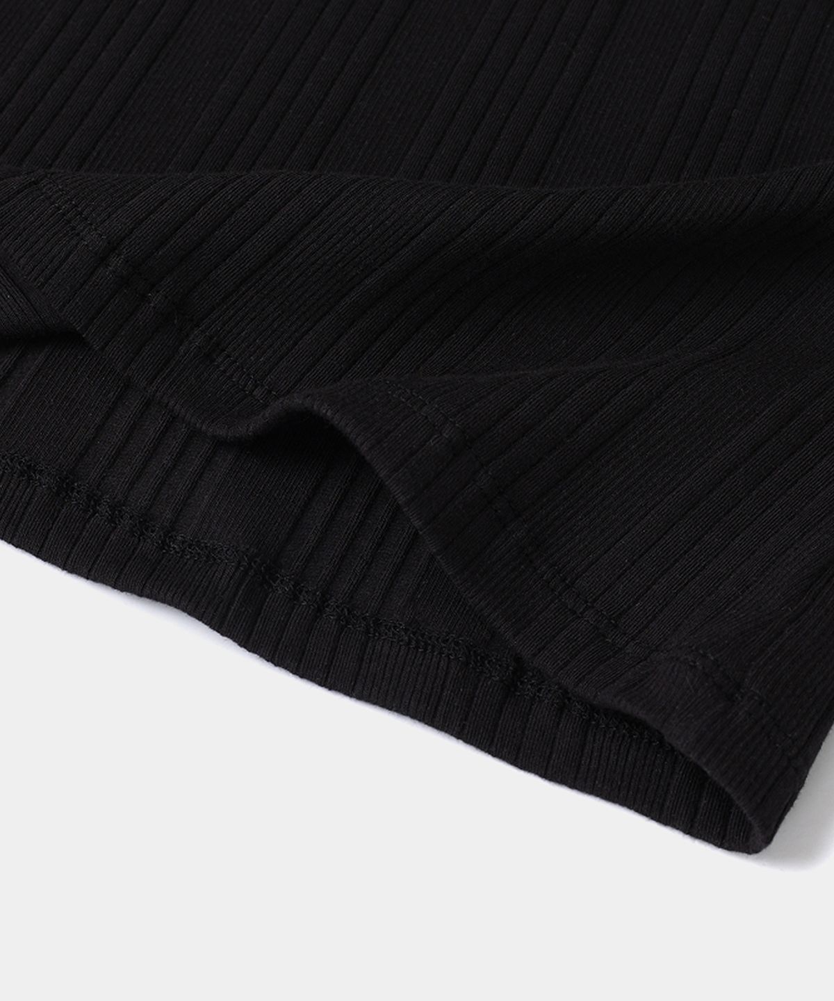 루펀(LOOFUN) Cross Ribbed Sleeveless / 크로스 리브 슬리브리스 [Black]