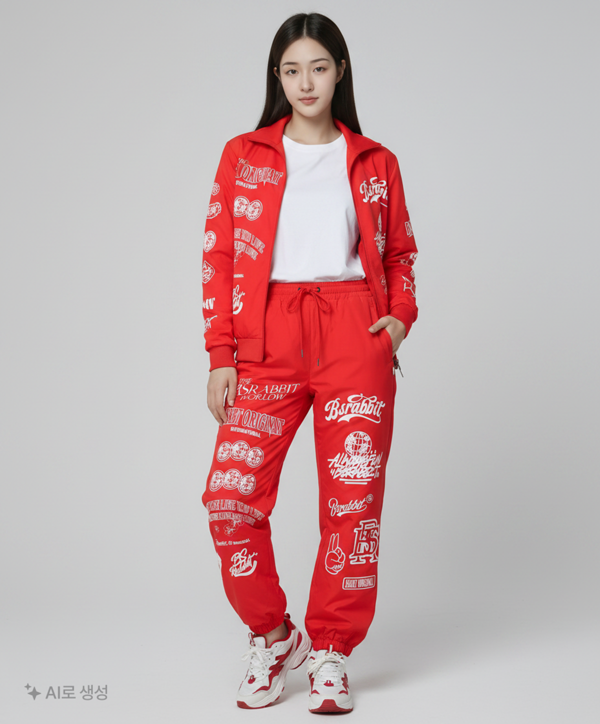 비에스래빗(BSRABBIT) 조거 팬츠 S