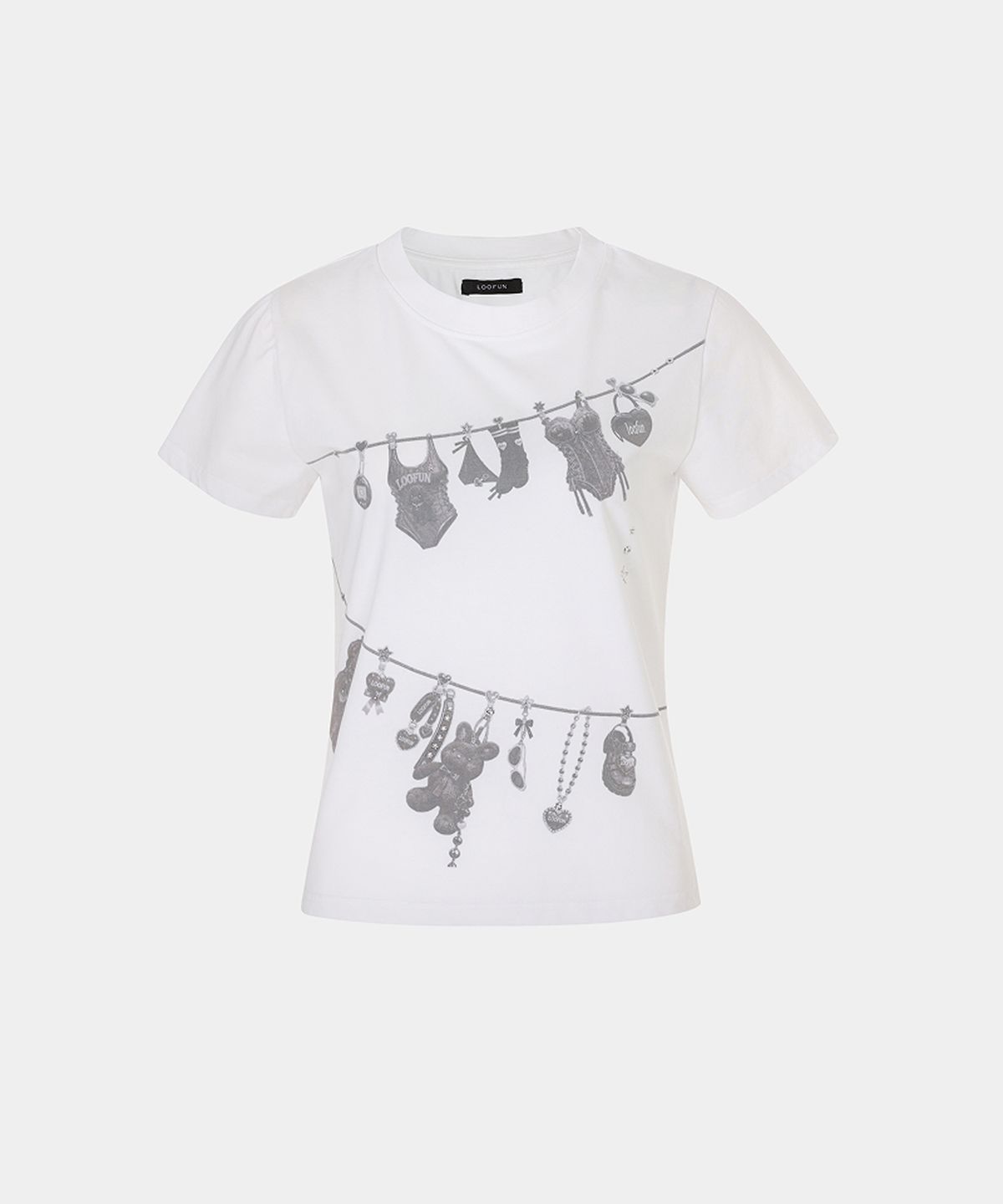 루펀(LOOFUN) Laundry Day Tee / 런드리 데이 티 [Black Graphic]