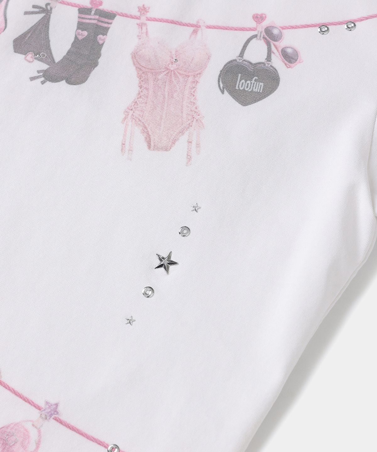 루펀(LOOFUN) Laundry Day Tee / 런드리 데이 티 [Pink Graphic]
