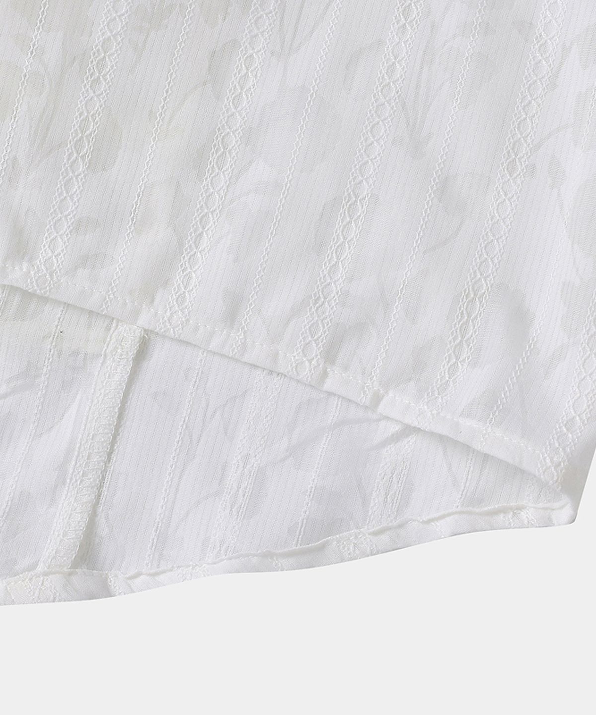 루펀(LOOFUN) Qipao Open Collar Shirt / 치파오 오픈 카라 셔츠 [White]