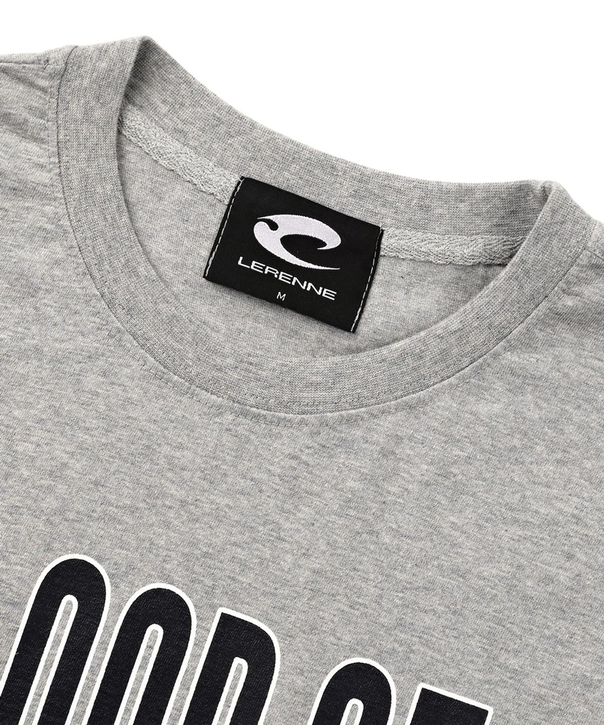 르렌느(LERENNE) Blood Lettering T-Shirt - Grey