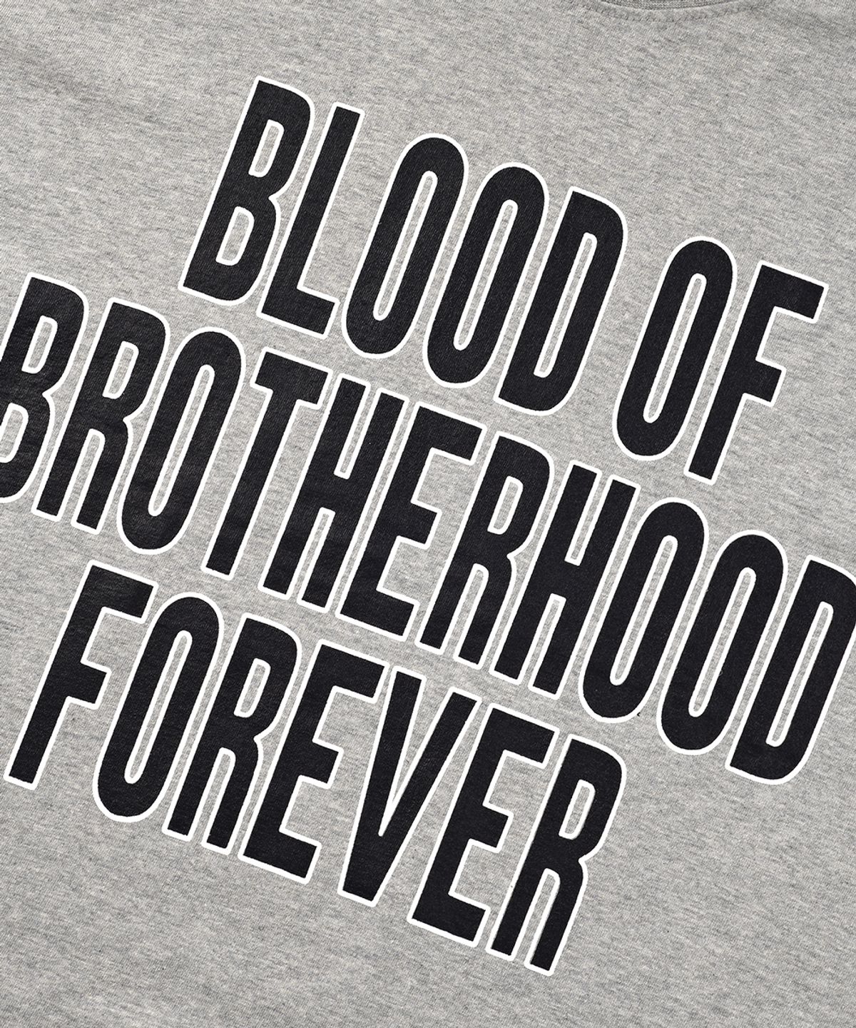 르렌느(LERENNE) Blood Lettering T-Shirt - Grey