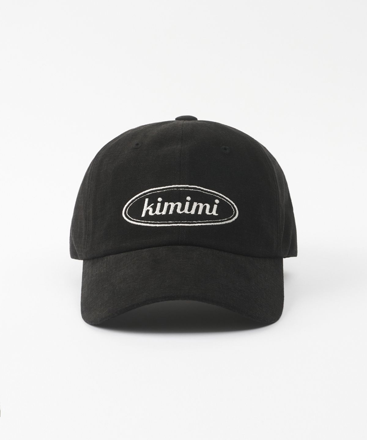 키미미(KIMIMI) 로고 볼캡 블랙
