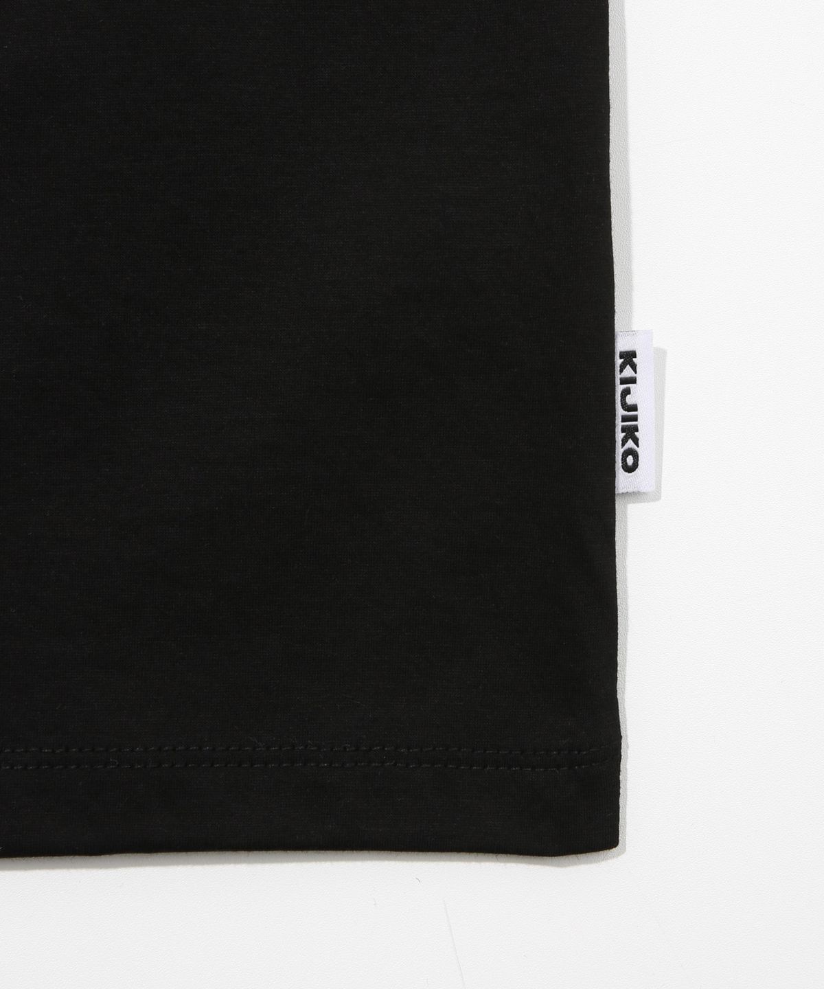 키지코(KIJIKO) ke504. Square Neck Cropped Sleeveless Black