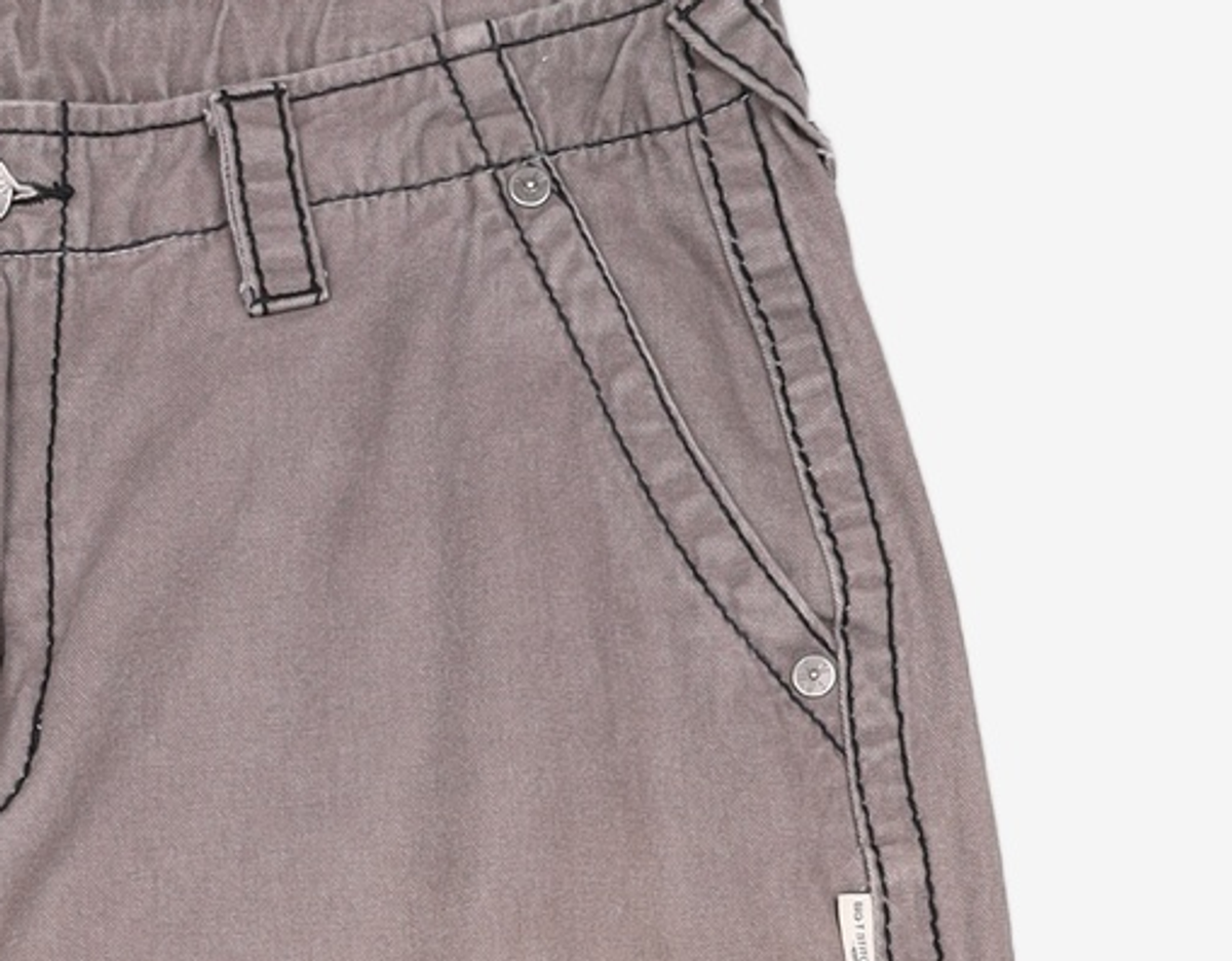 트루릴리젼(TRUERELIGION) BIG T O.G CARGO PANTS MK3 CHACOAL L