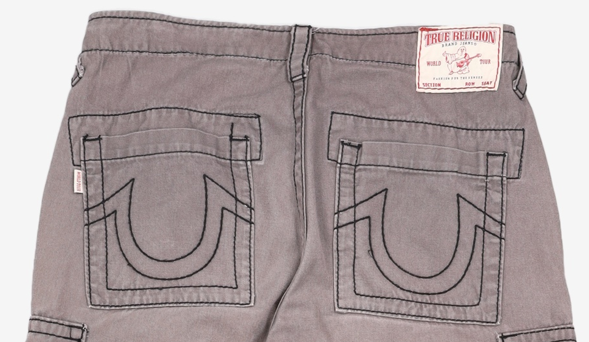 트루릴리젼(TRUERELIGION) BIG T O.G CARGO PANTS MK3 CHACOAL L