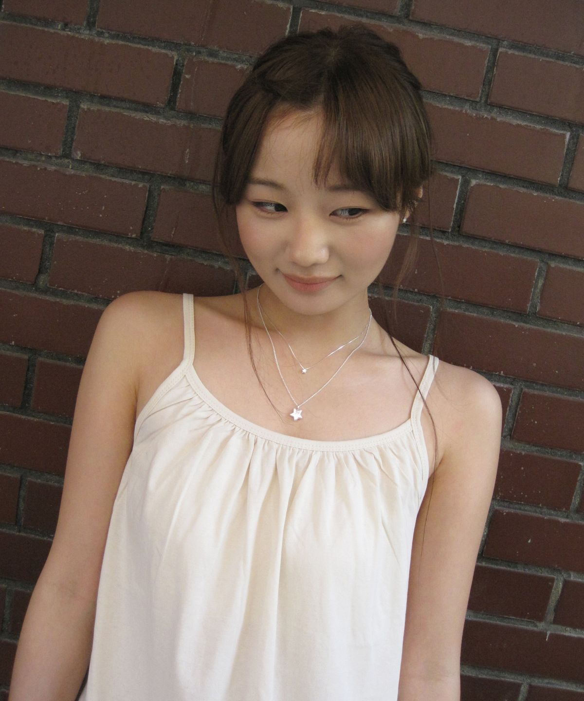 둥그런(DUNGEUREON) [925 Silver] Polaris Pearl Necklace