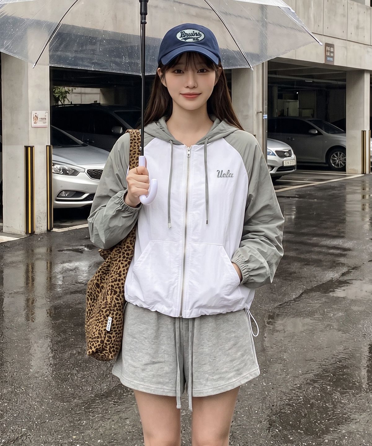 유씨엘에이(UCLA) 남녀공용 UCLA 올드스쿨 자수 볼캡(UCRAC31)