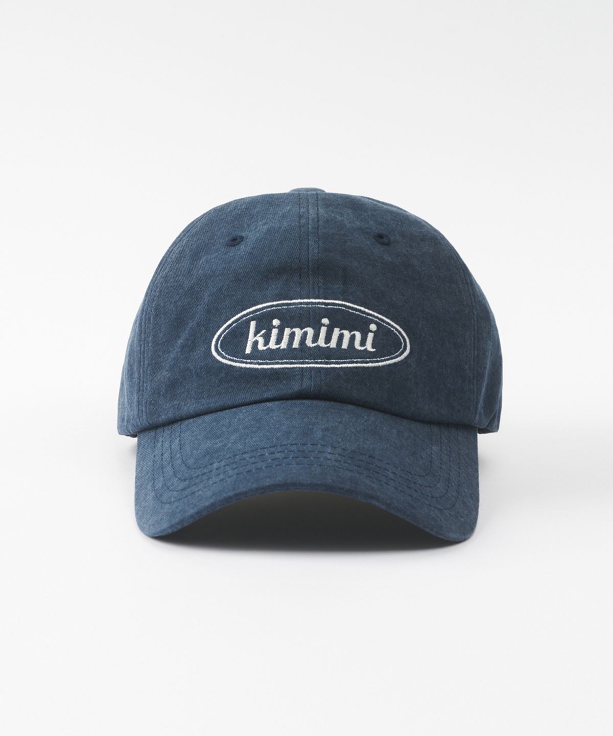 키미미(KIMIMI) 로고 볼캡 네이비