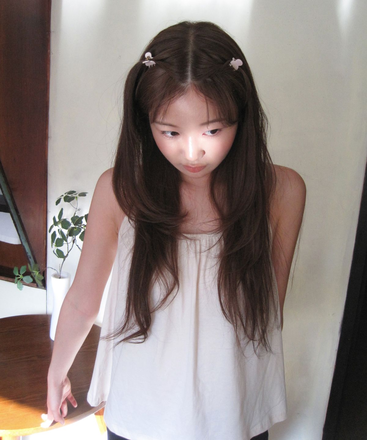 둥그런(DUNGEUREON) [6 pack] Mini Hair pin Set (Pink)