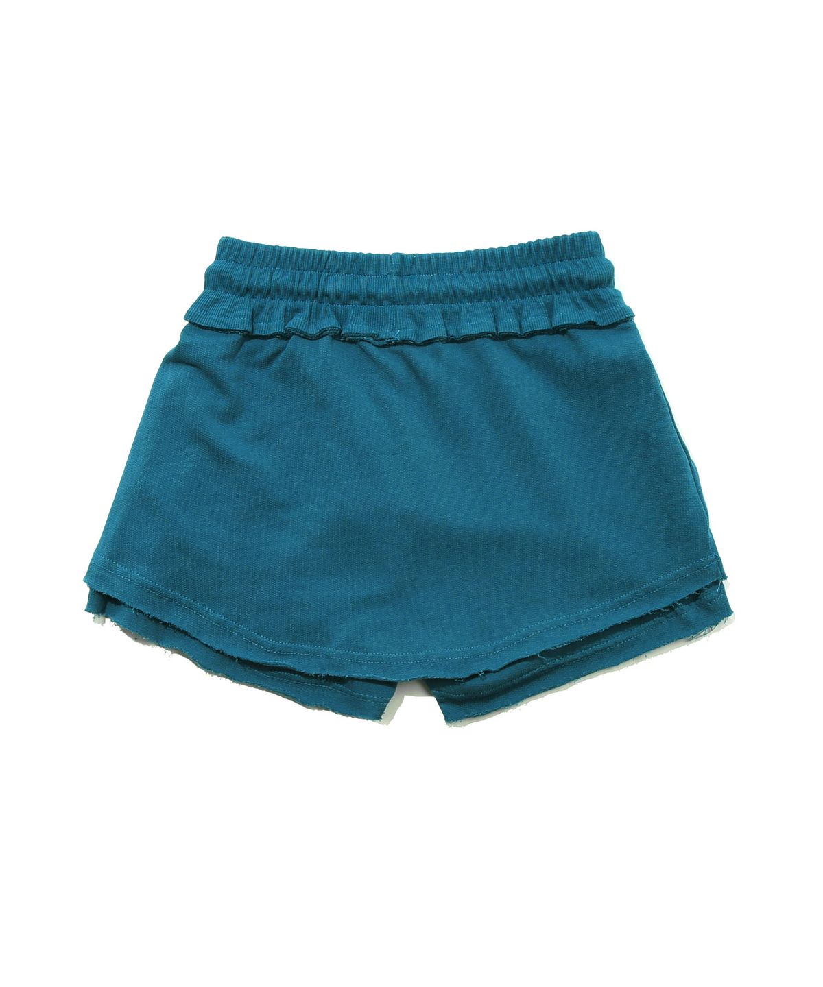 키지코(KIJIKO) ke704. Damage Mini Skirt Pants Blue Green