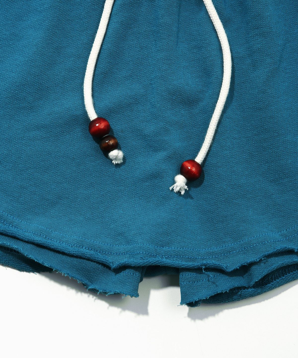 키지코(KIJIKO) ke704. Damage Mini Skirt Pants Blue Green
