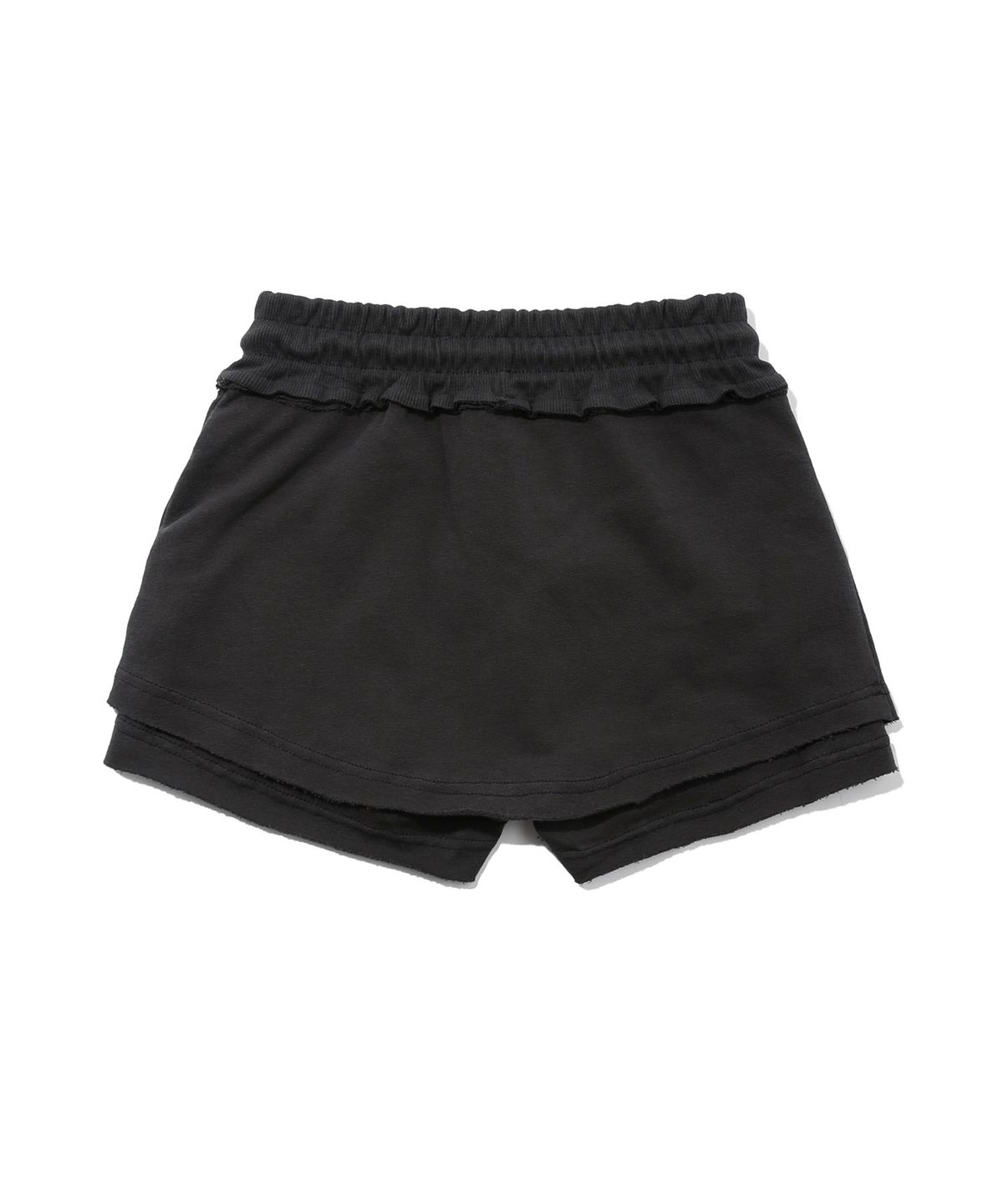 키지코(KIJIKO) ke704. Damage Mini Skirt Pants Charcoal