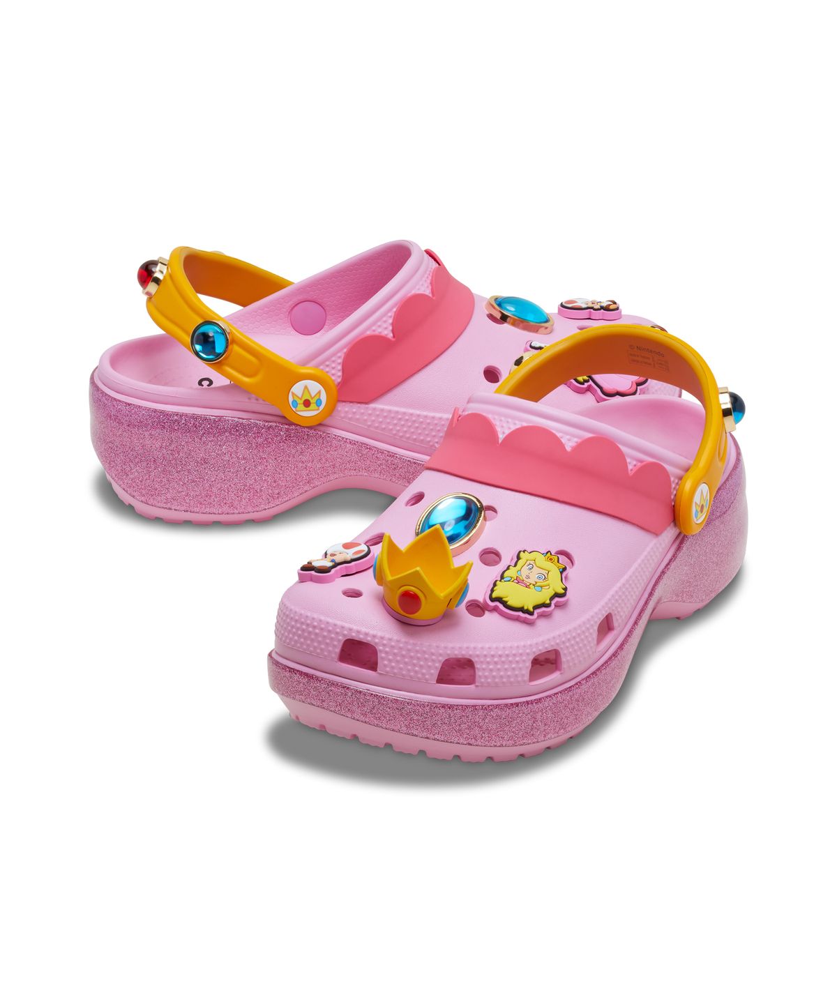 크록스(CROCS) 프린세스 피치 클래식 플랫폼 클로그 - 멀티 / 212137-90H