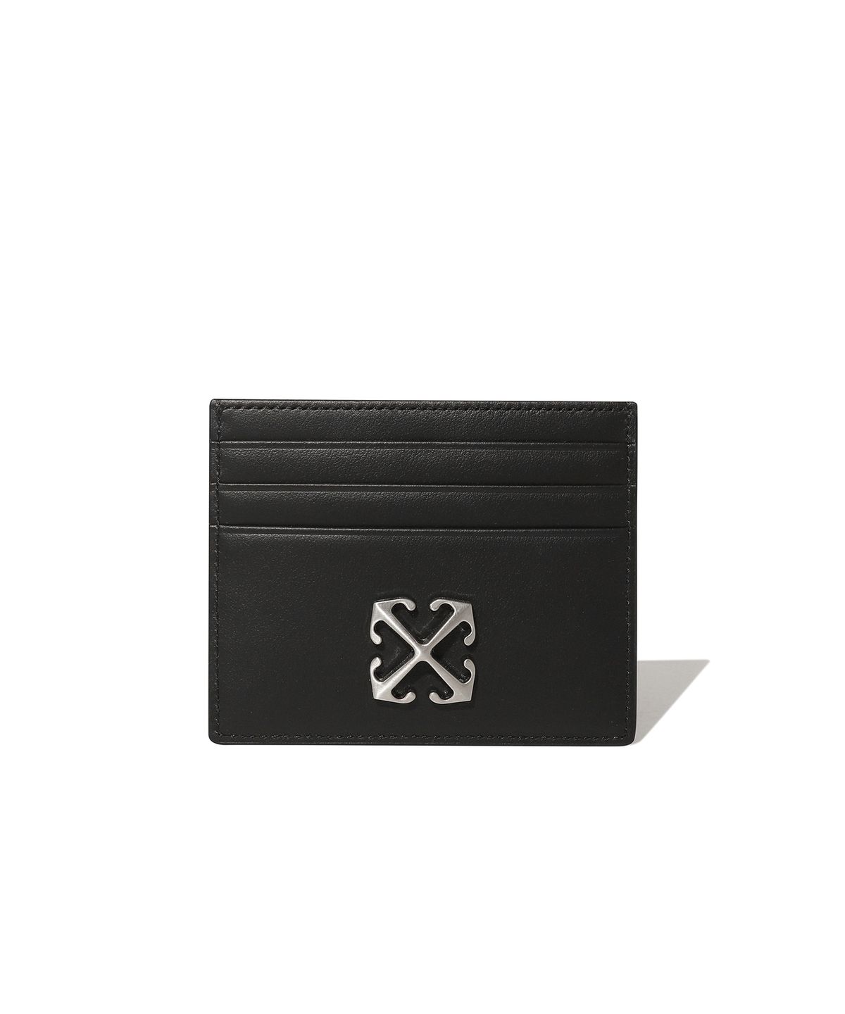 오프화이트(OFF-WHITE) Stripe Card Holder (Black)