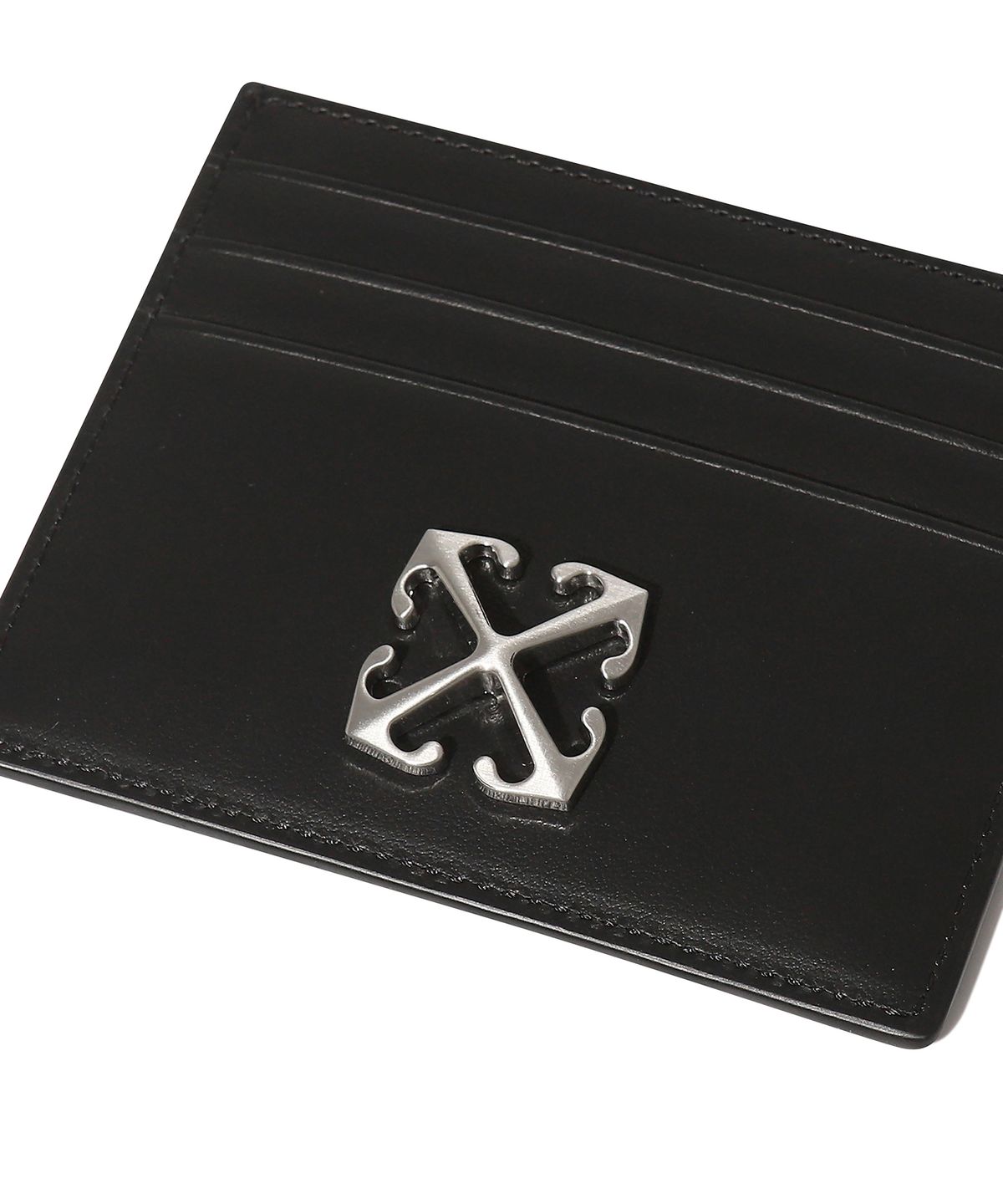 오프화이트(OFF-WHITE) Stripe Card Holder (Black)