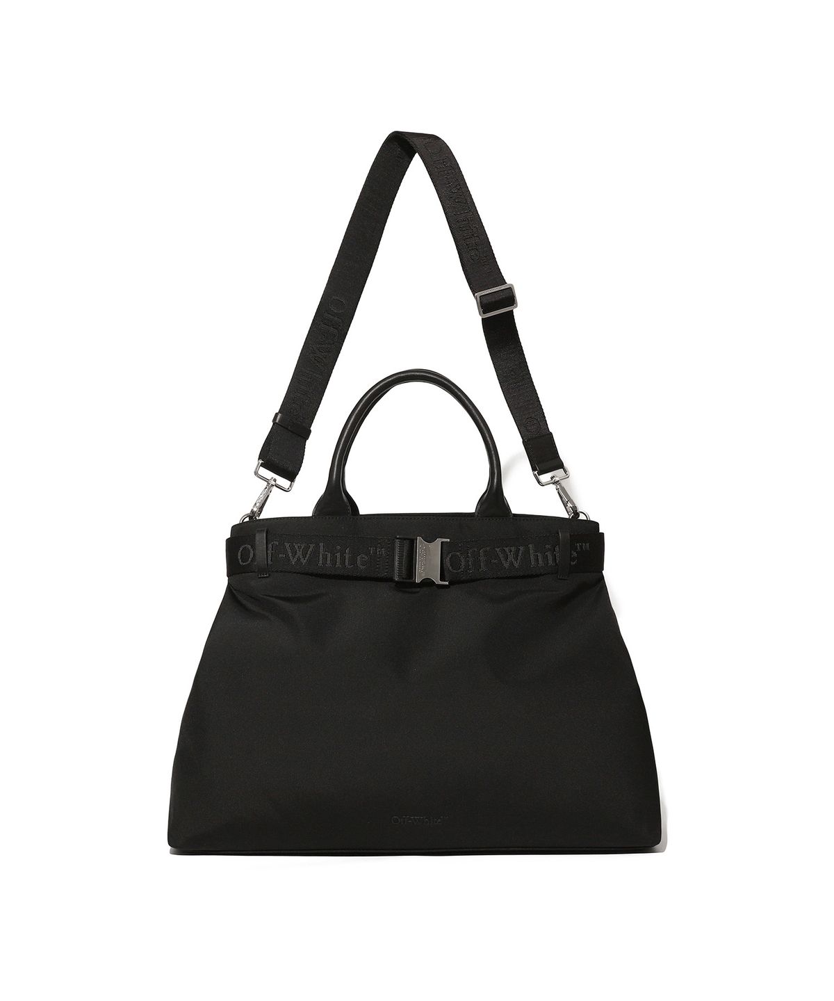 오프화이트(OFF-WHITE) EW Tote Bag L (Black)