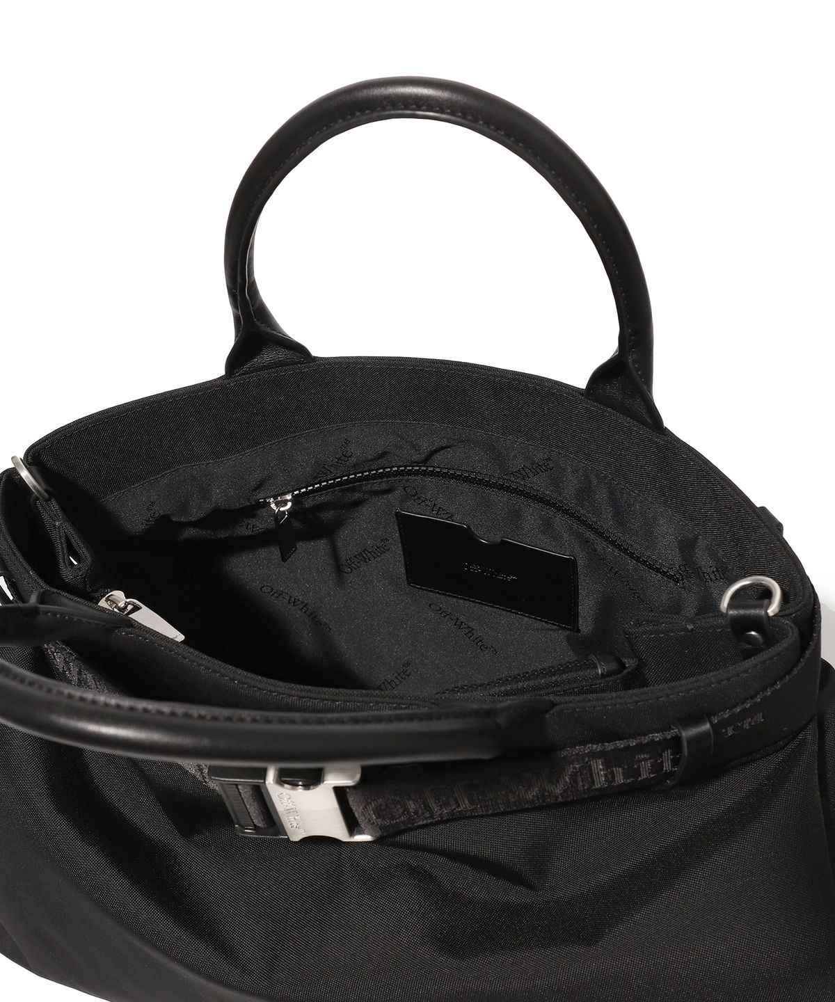 오프화이트(OFF-WHITE) EW Tote Bag L (Black)
