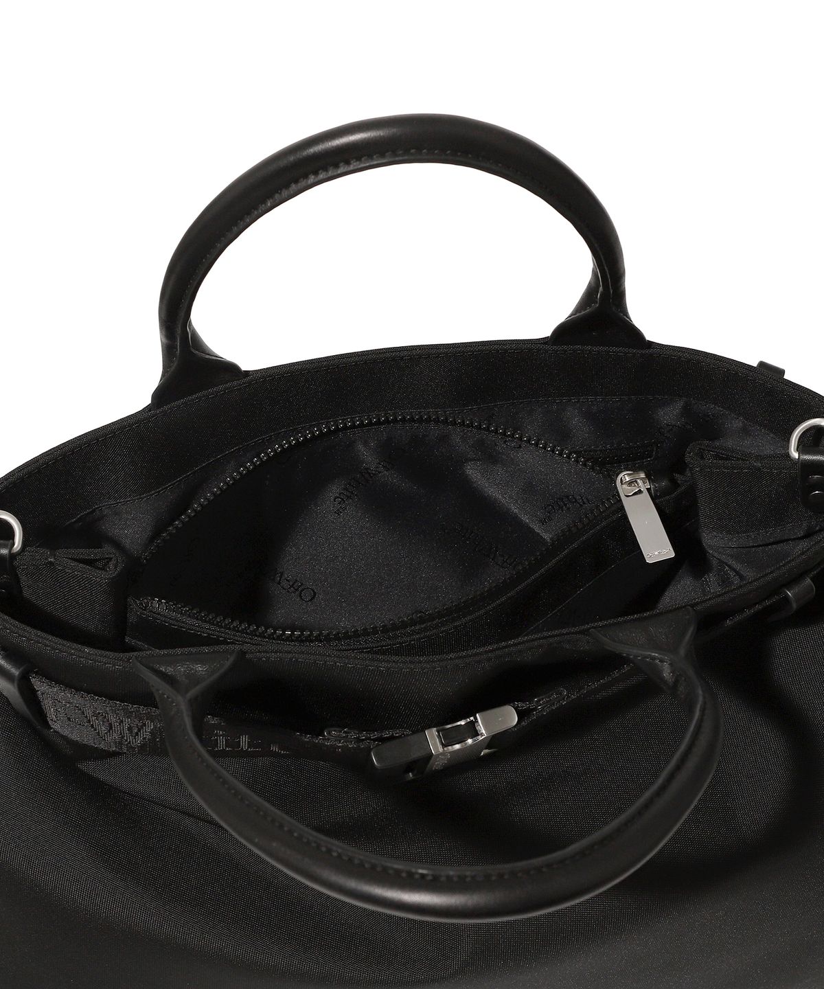 오프화이트(OFF-WHITE) EW Tote Bag L (Black)