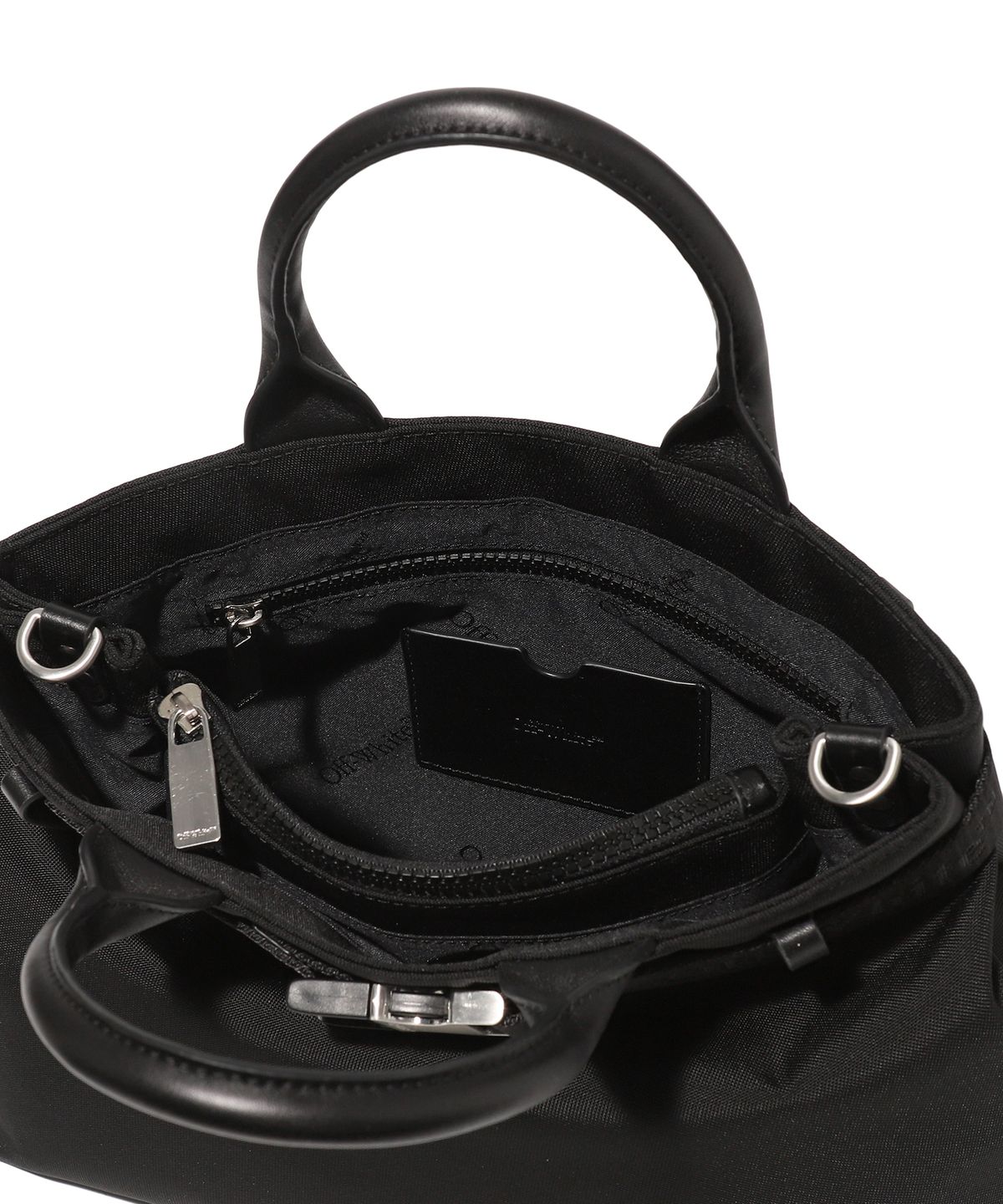 오프화이트(OFF-WHITE) EW Tote Bag S (Black)