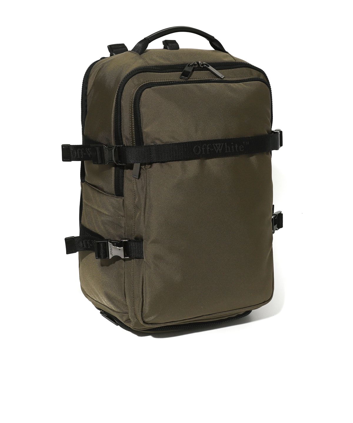 오프화이트(OFF-WHITE) Big Pocket Backpack (Khaki)