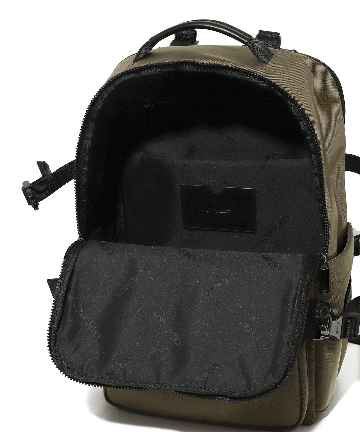 오프화이트(OFF-WHITE) Big Pocket Backpack (Khaki)