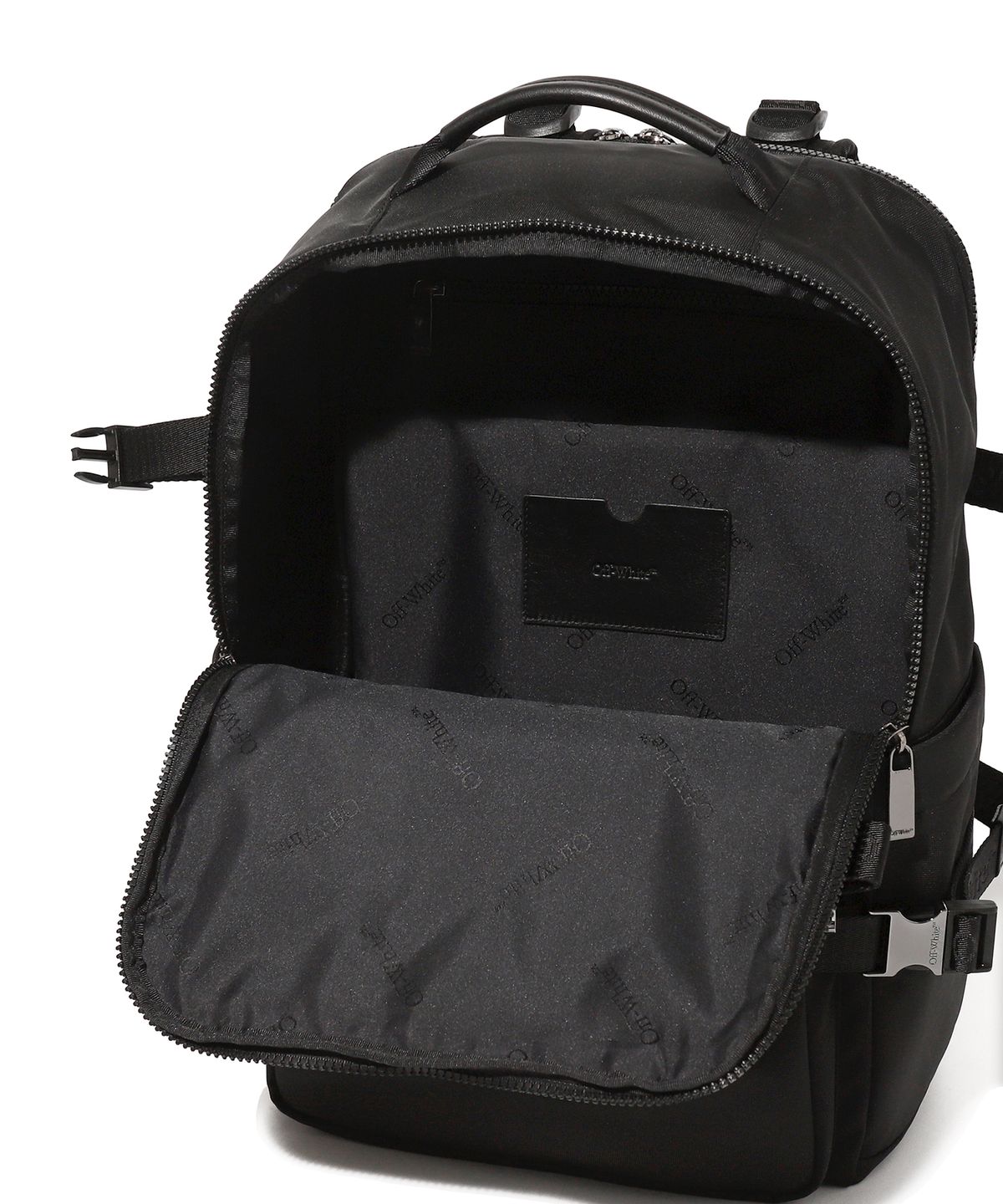 오프화이트(OFF-WHITE) Big Pocket Backpack (Black)