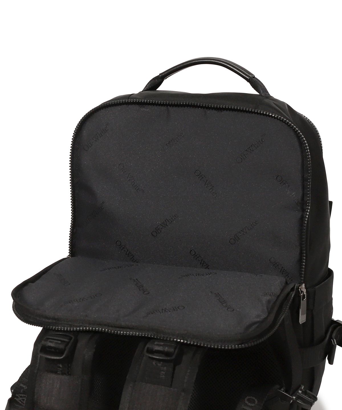 오프화이트(OFF-WHITE) Big Pocket Backpack (Black)