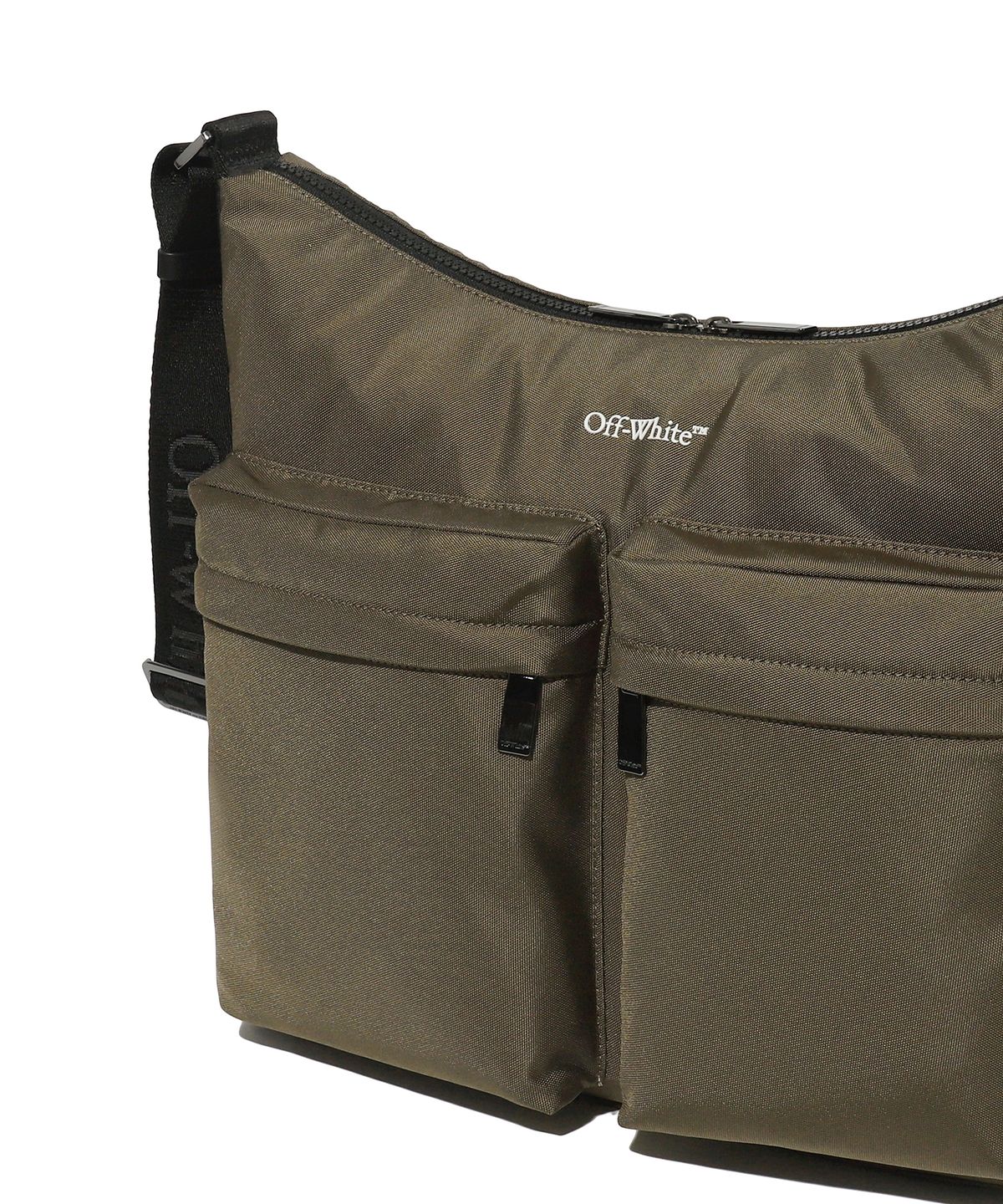 오프화이트(OFF-WHITE) Pocket Shoulder Bag (Khaki)