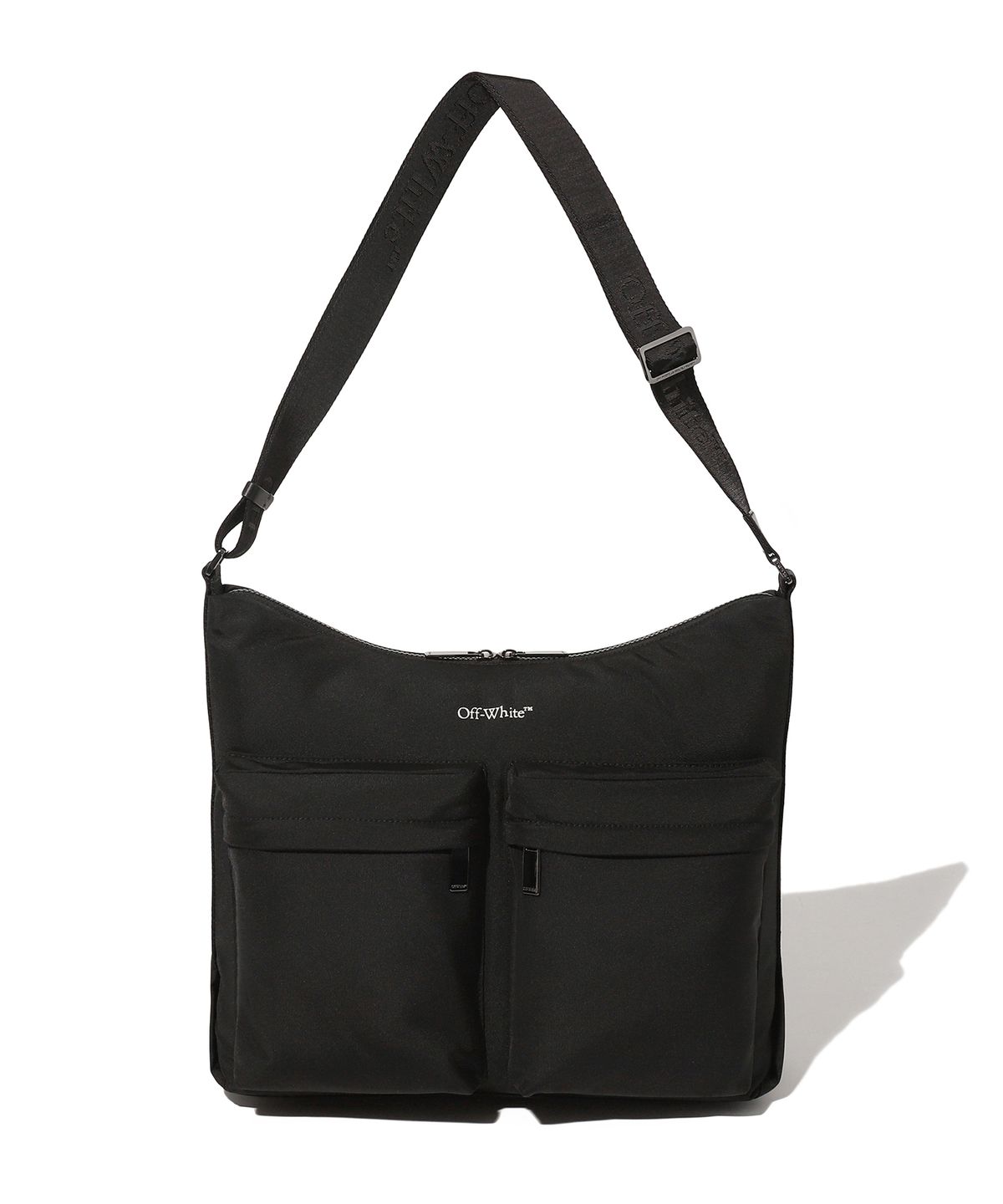 오프화이트(OFF-WHITE) Pocket Shoulder Bag (Black)