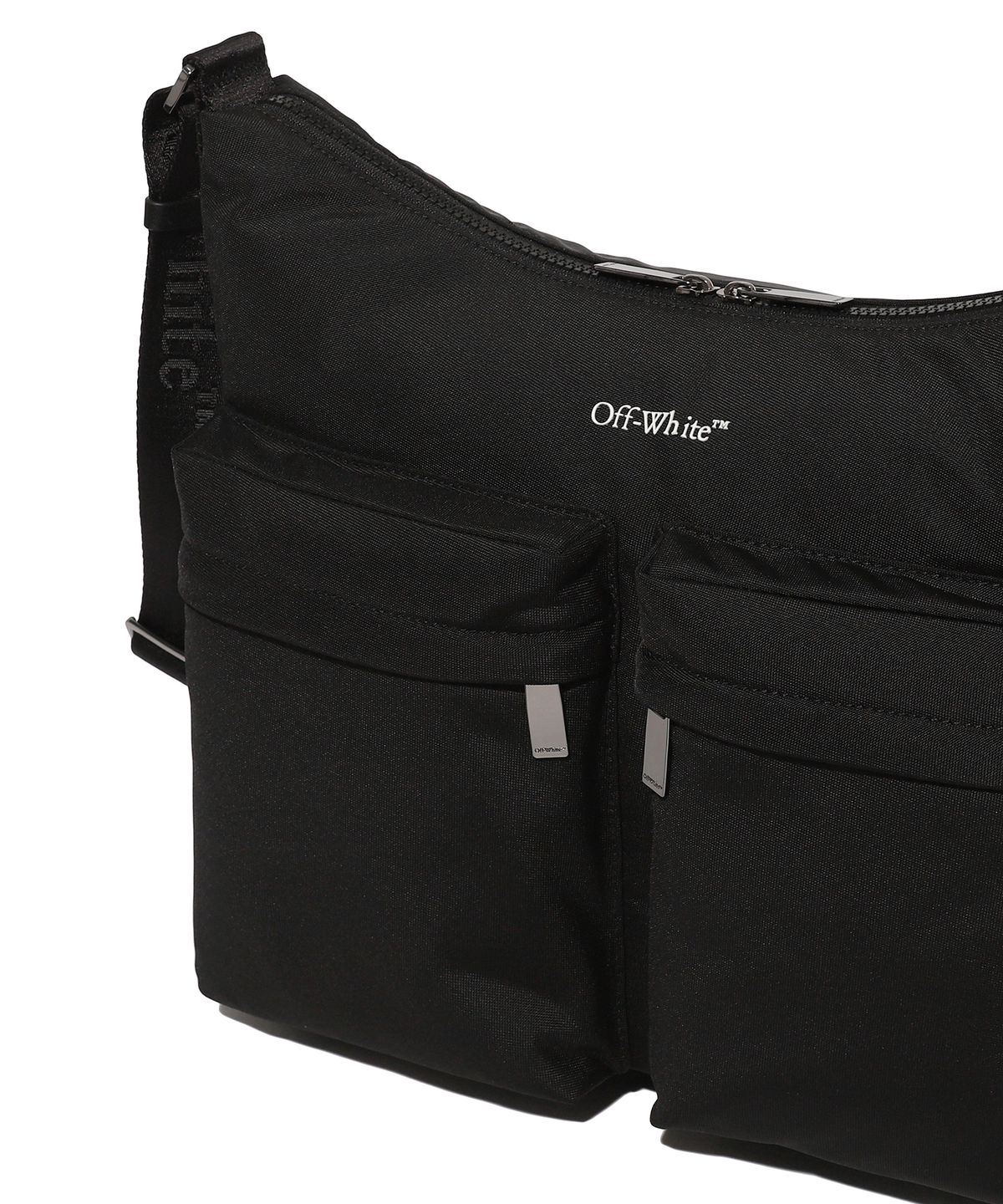 오프화이트(OFF-WHITE) Pocket Shoulder Bag (Black)