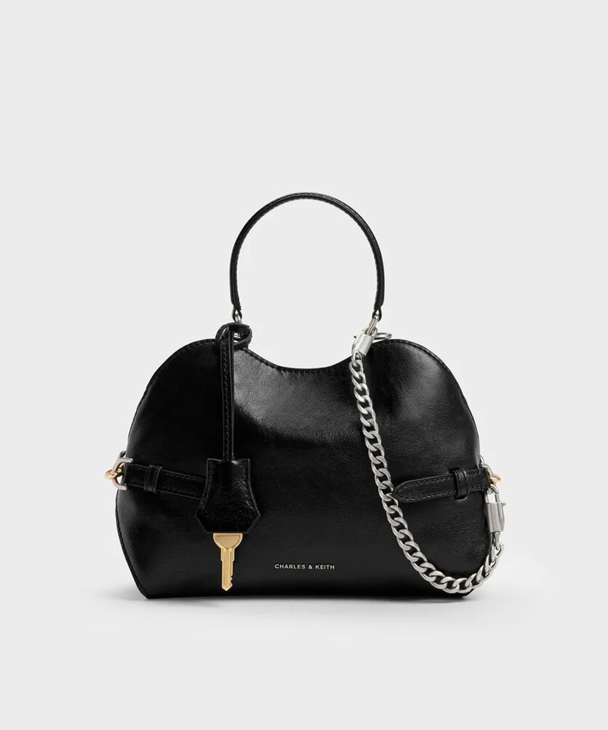 찰스앤키스(CHARLES & KEITH) 델피나 체인 사이드 벨트 토트백 2colors CK2-30271741