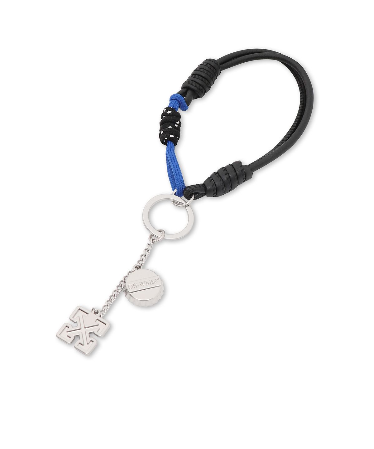 오프화이트(OFF-WHITE) Logo Keyring (Silver)