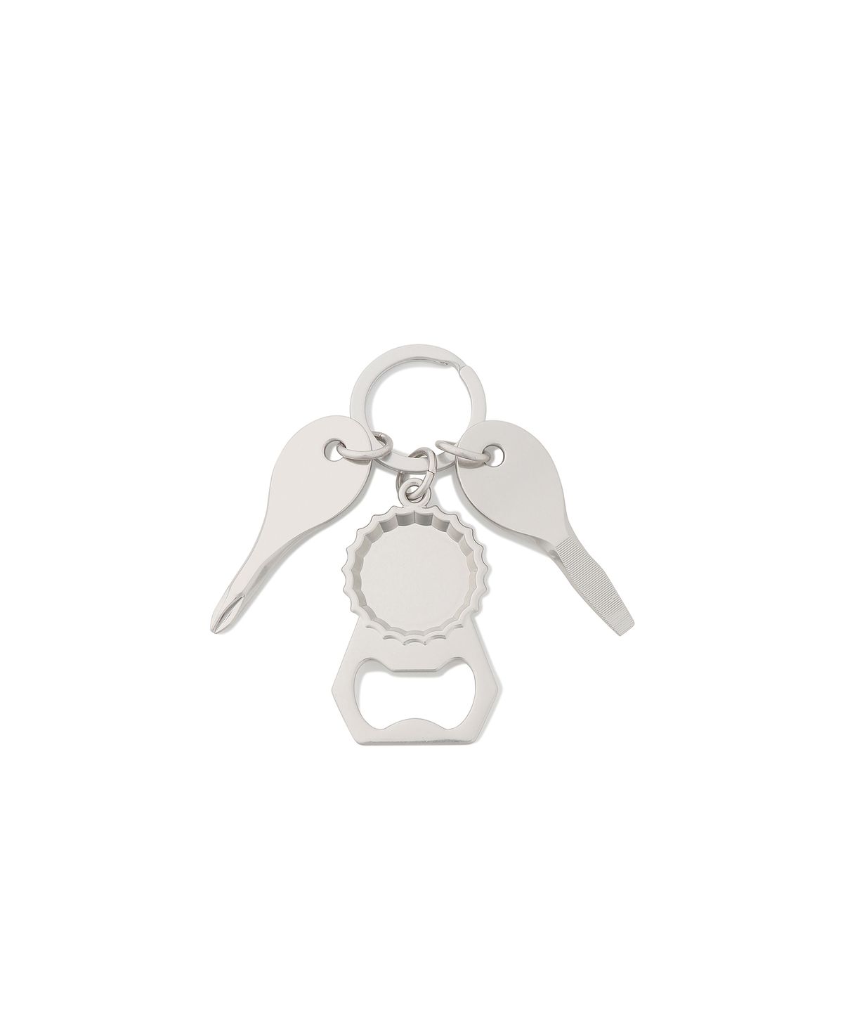 오프화이트(OFF-WHITE) Opener Keyring (Silver)