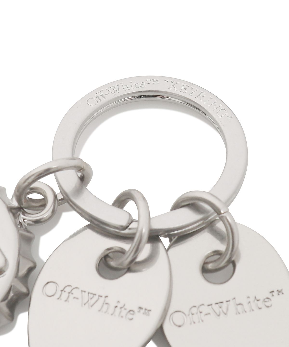 오프화이트(OFF-WHITE) Opener Keyring (Silver)