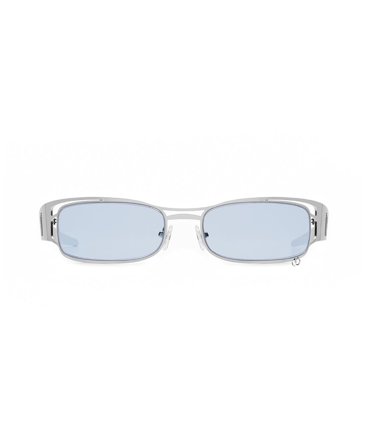 미세키서울(MISEKI SEOUL) [미세키서울X뭍] MM1 logo headband eyewear SHINY SILVER / COOL GREY