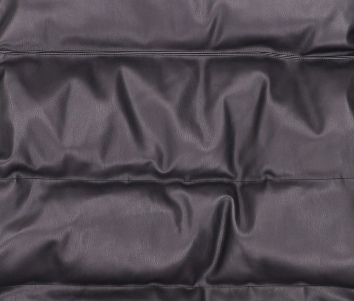 그루브라임(GROOVE RHYME) LEATHER SHORT DOWN PADDING (BLACK) [LRSWCUW914M] S