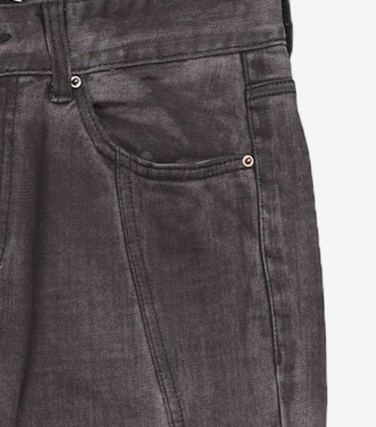 메종미네드(MAISON MINED) OPT TURNING DENIM PANTS BLACK 46