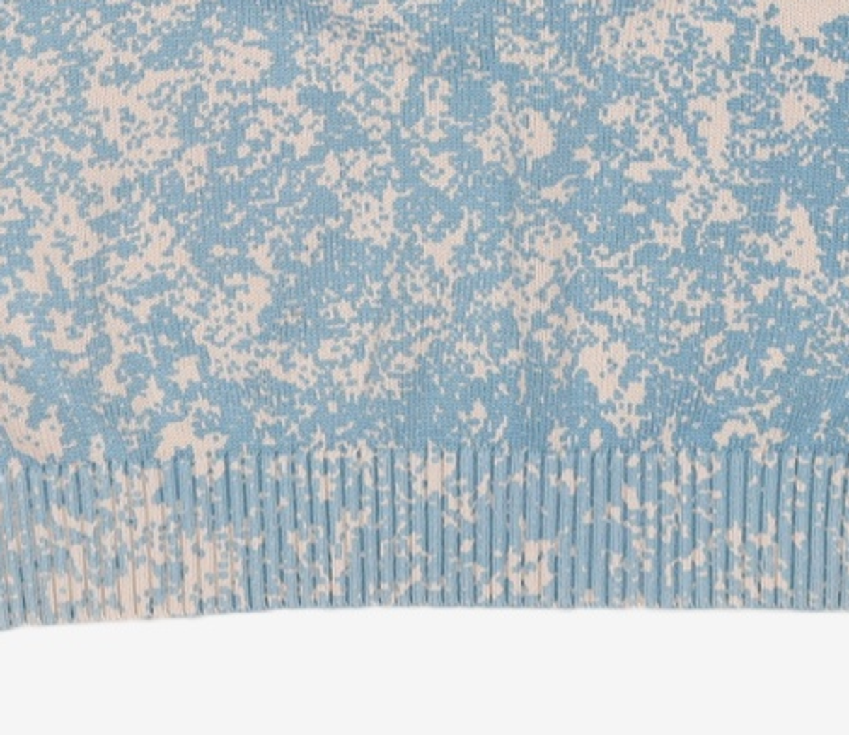 디스이즈네버댓(THISISNEVERTHAT) Pixel Sweater Ivory/Blue L