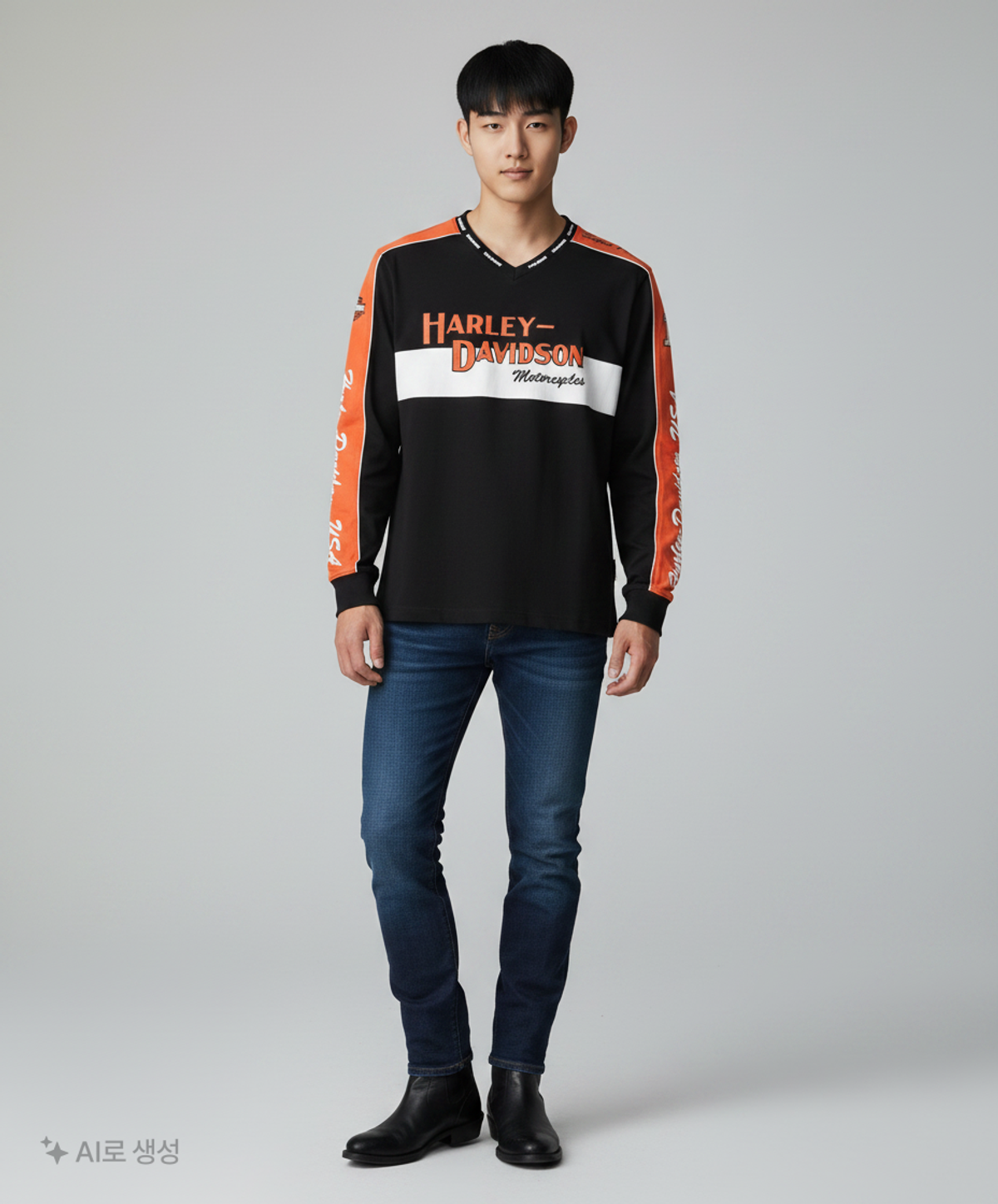 할리데이비슨(HARLEY-DAVIDSON) 긴소매 티셔츠 L