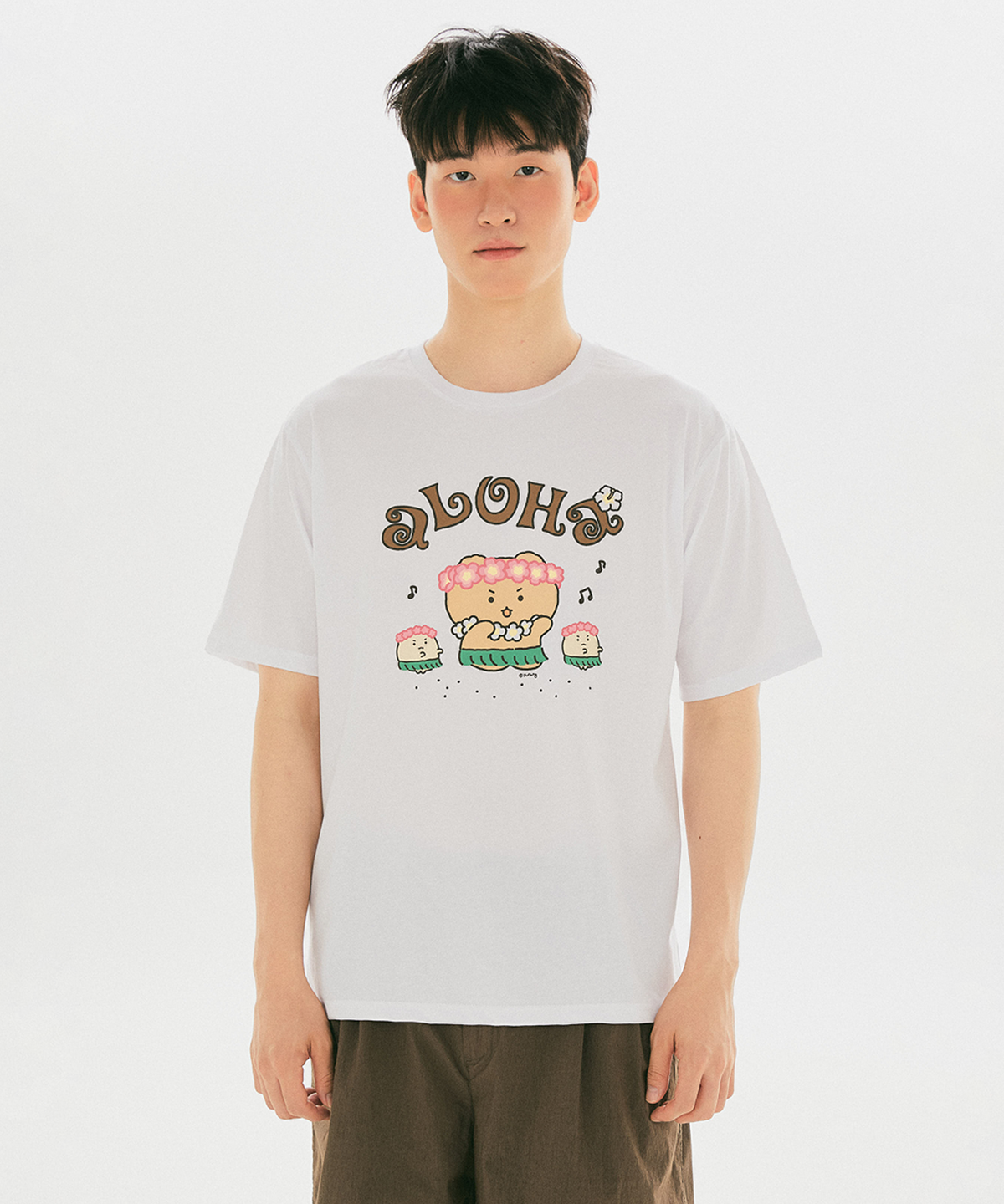 스파오(SPAO) [망그러진곰] 반팔 티셔츠(Brown)_SPRLG37U34