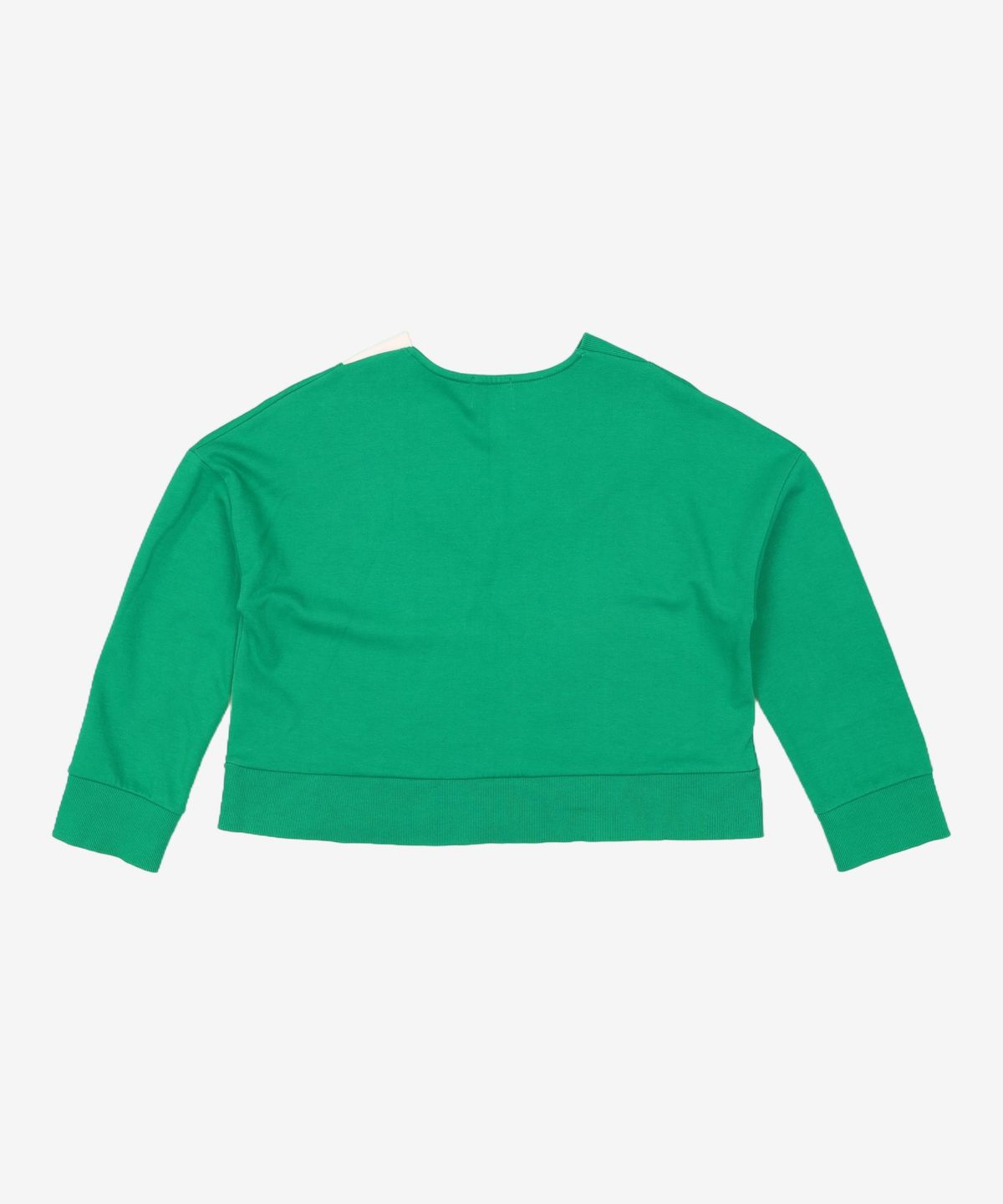 엽페(YUPPE) color neck T-shirts_green FREE