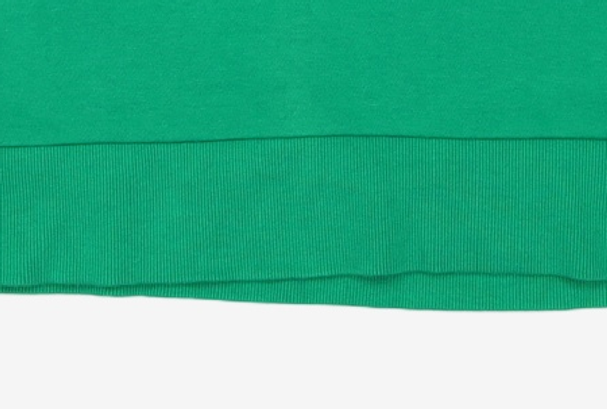 엽페(YUPPE) color neck T-shirts_green FREE