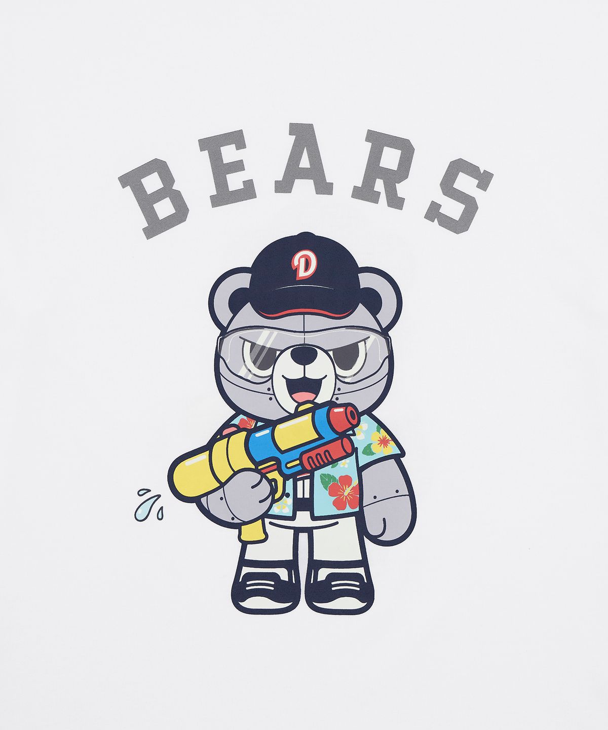 두산베어스(DOOSANBEARS) 무신사 X 두산베어스 반소매 티셔츠 (화이트)