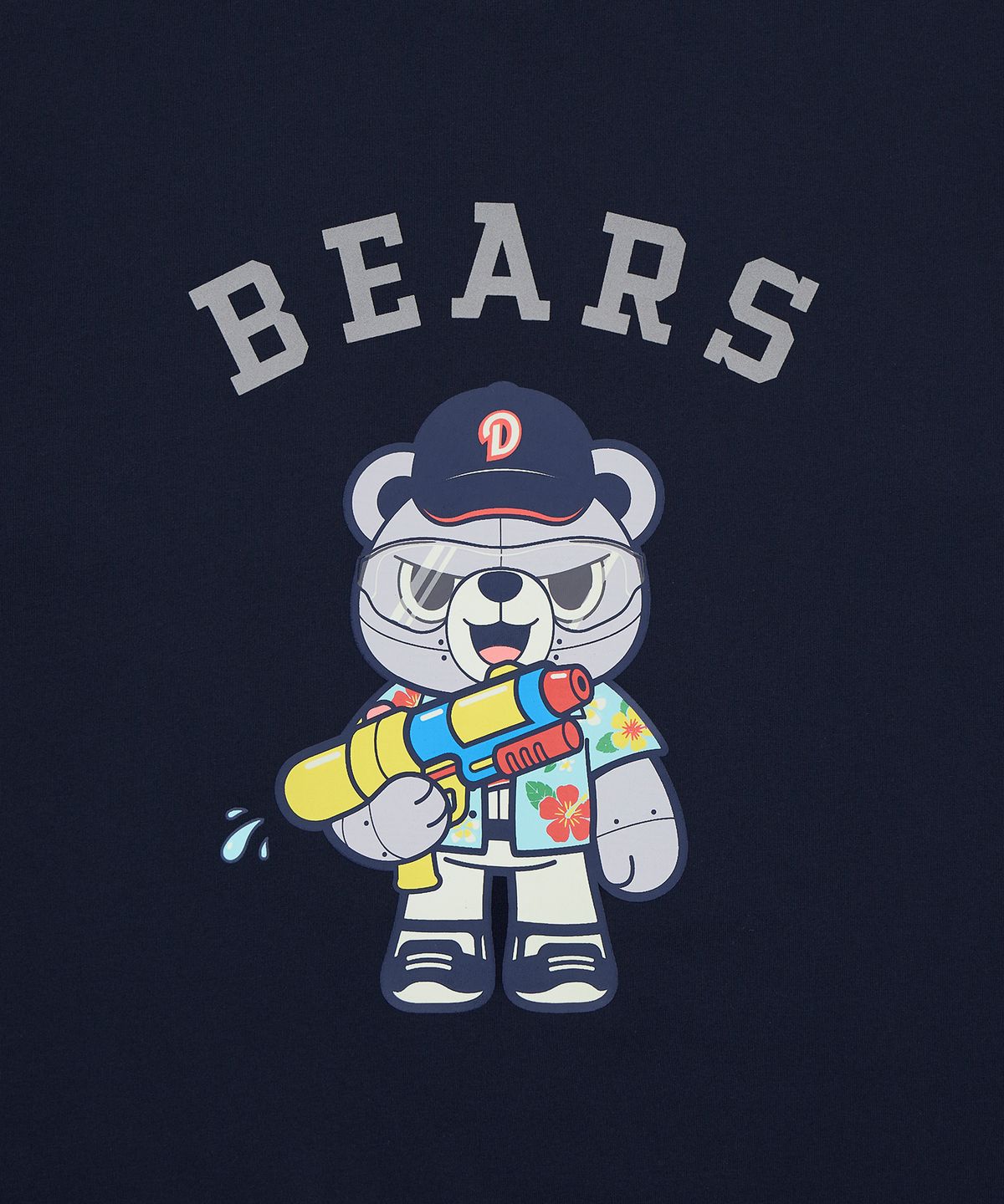 두산베어스(DOOSANBEARS) 무신사 X 두산베어스 반소매 티셔츠 (네이비)
