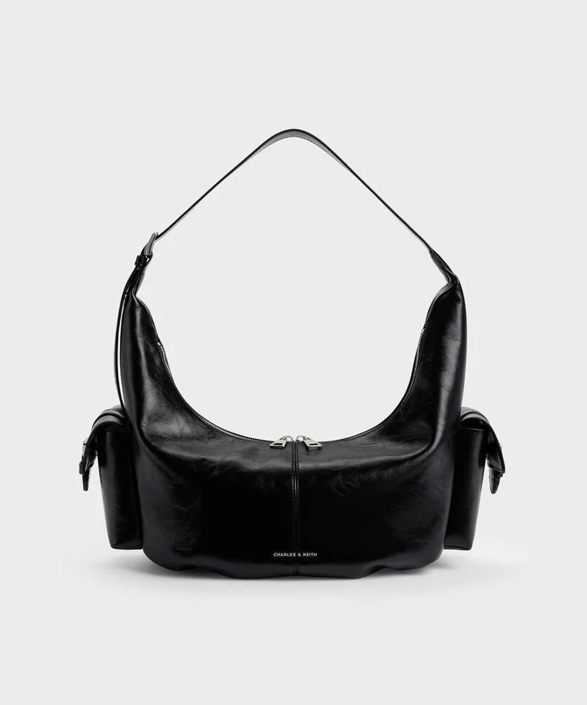 찰스앤키스(CHARLES & KEITH) 라지 베시 사이드 포켓 호보백 CK2-80782833