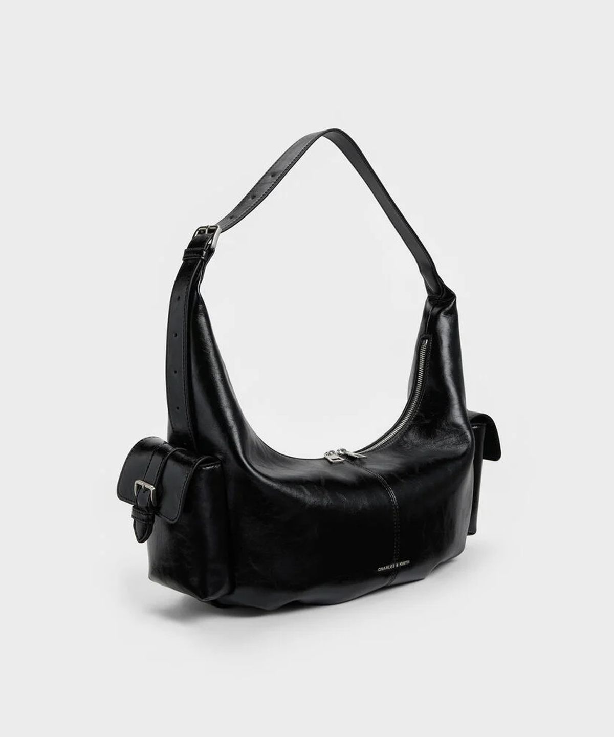 찰스앤키스(CHARLES & KEITH) 라지 베시 사이드 포켓 호보백 CK2-80782833