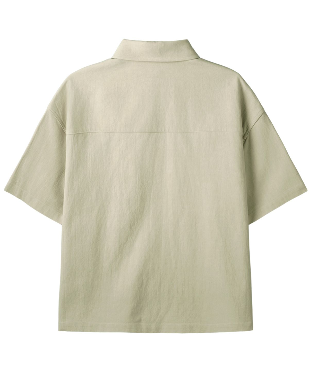 르렌느(LERENNE) Work Half Shirket - Beige